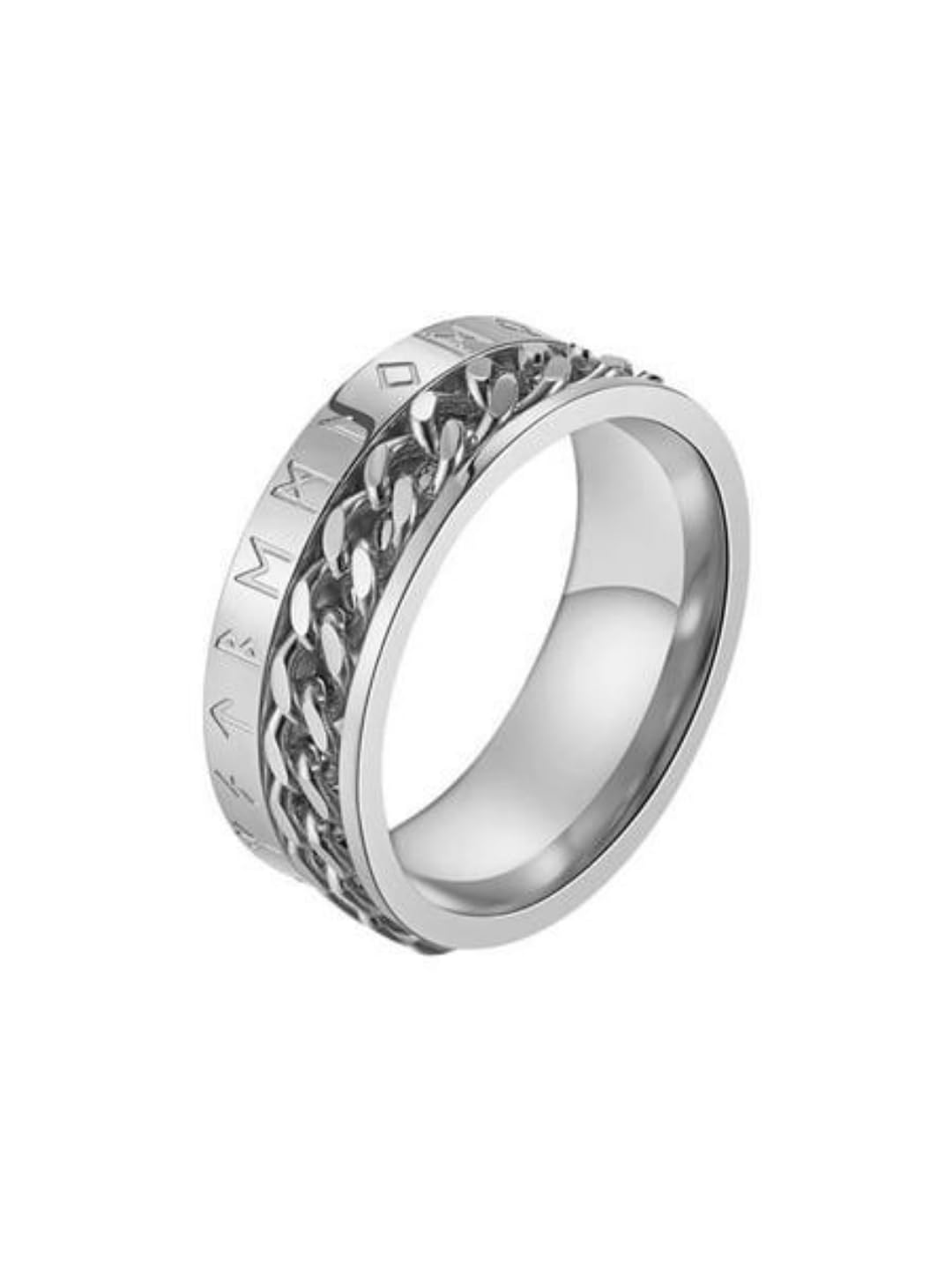 SALTY Alpha Arne Link Hand Finger Ring for Men & Boys | Stainless Steel | Stylish & Minimal | Birthday Gift | Aesthetic Jewellery | Accessories for Everyday Wear (B0CNRSP1LS) Amazon Price History, Amazon Price Tracker