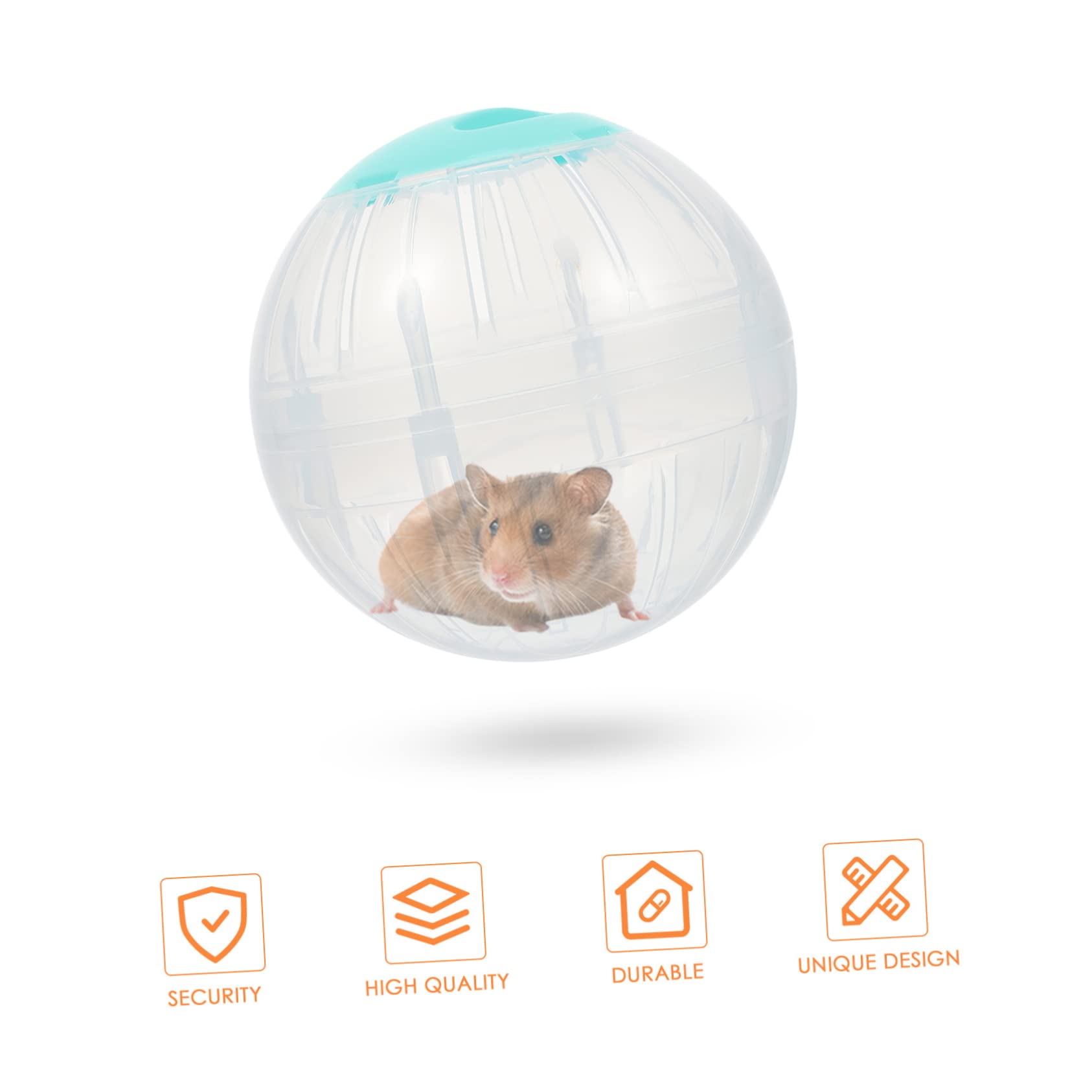 2sets Lustiges Haustierspielzeug Hamster Laufen Joggen Mäuse Übungsspielzeug Kompakt Und Leicht Für Hamster 2 Stücke * 2