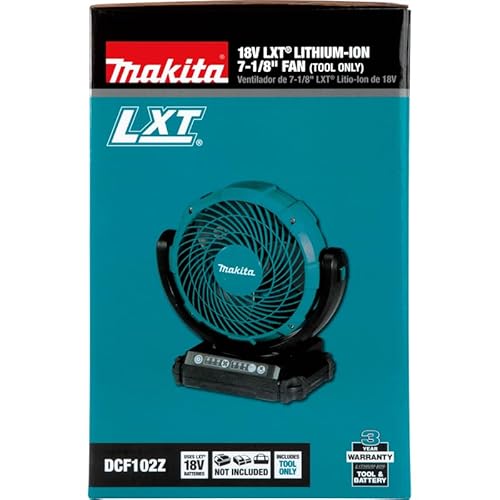 Makita DCF102Z 14.4V to 18V Li-Ion LXT Portable Fan - Batteries and Charger Not Included - Image 15