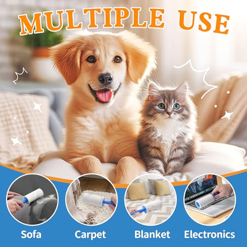 Image of Lint Rollers Extra Sticky,Lint Roller for Pet Hair Removal, 6 Pack Lint Roller Dog Cat Lint Remover for Clothes,Carpet