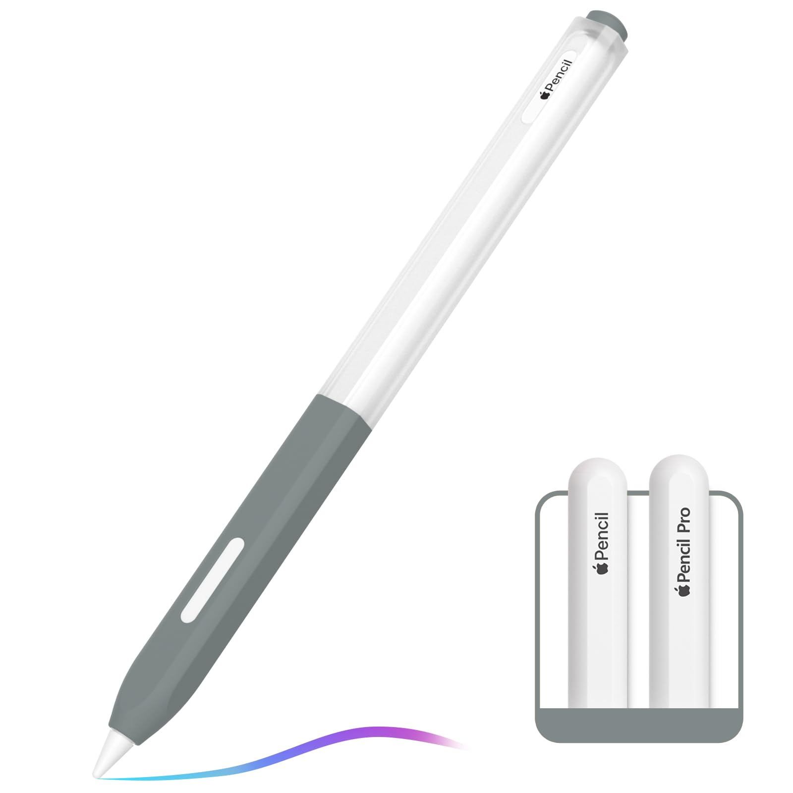 Amazon.com: AZF Apple Pencil Pro Case Split Translucent Design