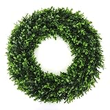 3rd Street Inn Soft Touch Holly Wreath - Front Door Wreath - Greenery Wreath - Indoor / Outdoor...