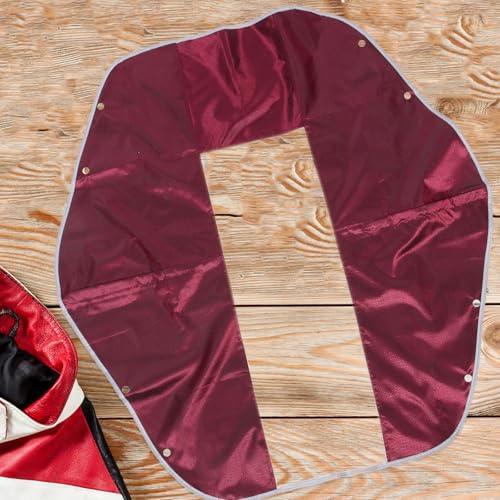 Cubierta de panel eléctrico de scooter en elegante tejido jacquard grande color rojo oscuro 7