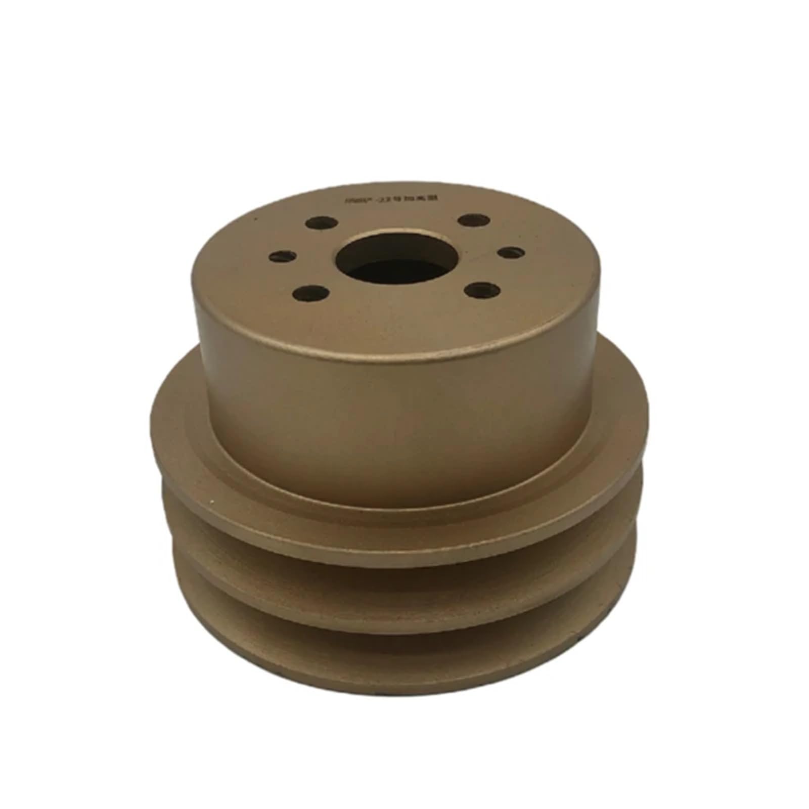 Accessoires d'excavatrice Poulie de pompe à eau moteur Poulie de pompe à eau EX200-5 Double rainure