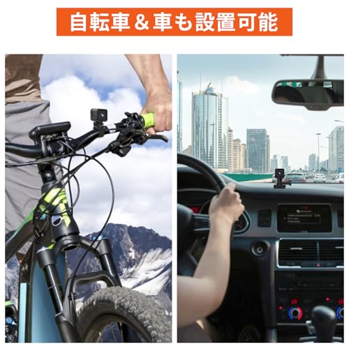 AP内蔵WiFi バイク・自転車用ドライブレコーダー 200万画素 フルHD SULUWU 自転車用ドラレコ フロント用 ドライブレコーダー 1080p 長時間録画 サイクリング usb充電式 ipx5防水 ミニ スポーツ ビデオ カメラ アクションカメラ 120°広角 手ブレ防止 ループ録画 ハンドルバー用 日本語説明書付き