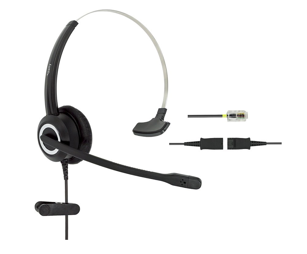 RJ9 Cisco Wired Office Headset HD Voice Compatible Cisco Phones 6851 7945g 7962g 8811 8841 8845 8851 8861 8961 9951 Series Model,Plus 3.5mm Adapter