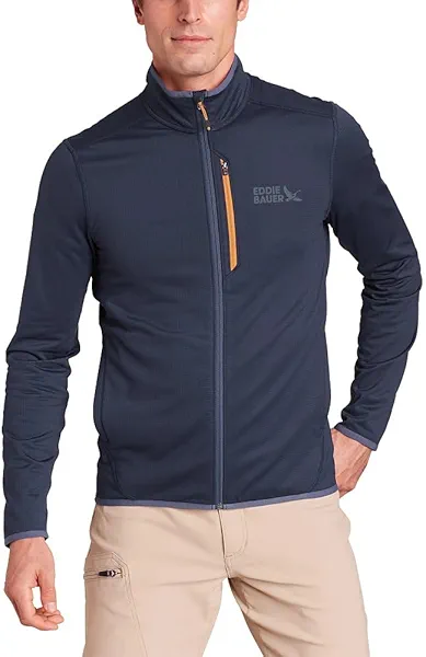 Eddie Bauer Men's Activator Grid Fleece Full-Zip
