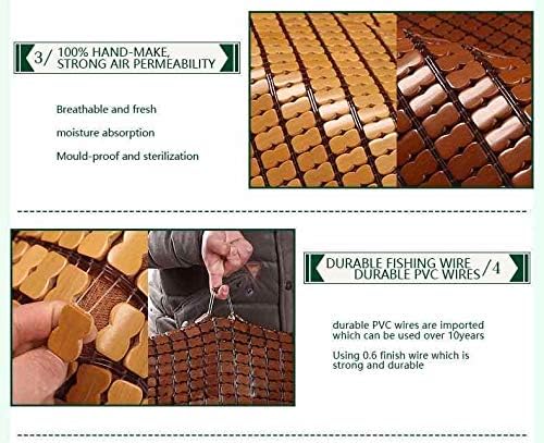 Image of USP- Natural Bamboo Mat for Office, Home and Car (Any) Seats and Chairs