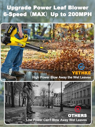 Leaf Blower Cordless, 21V Powerful Electric Blower - image 6