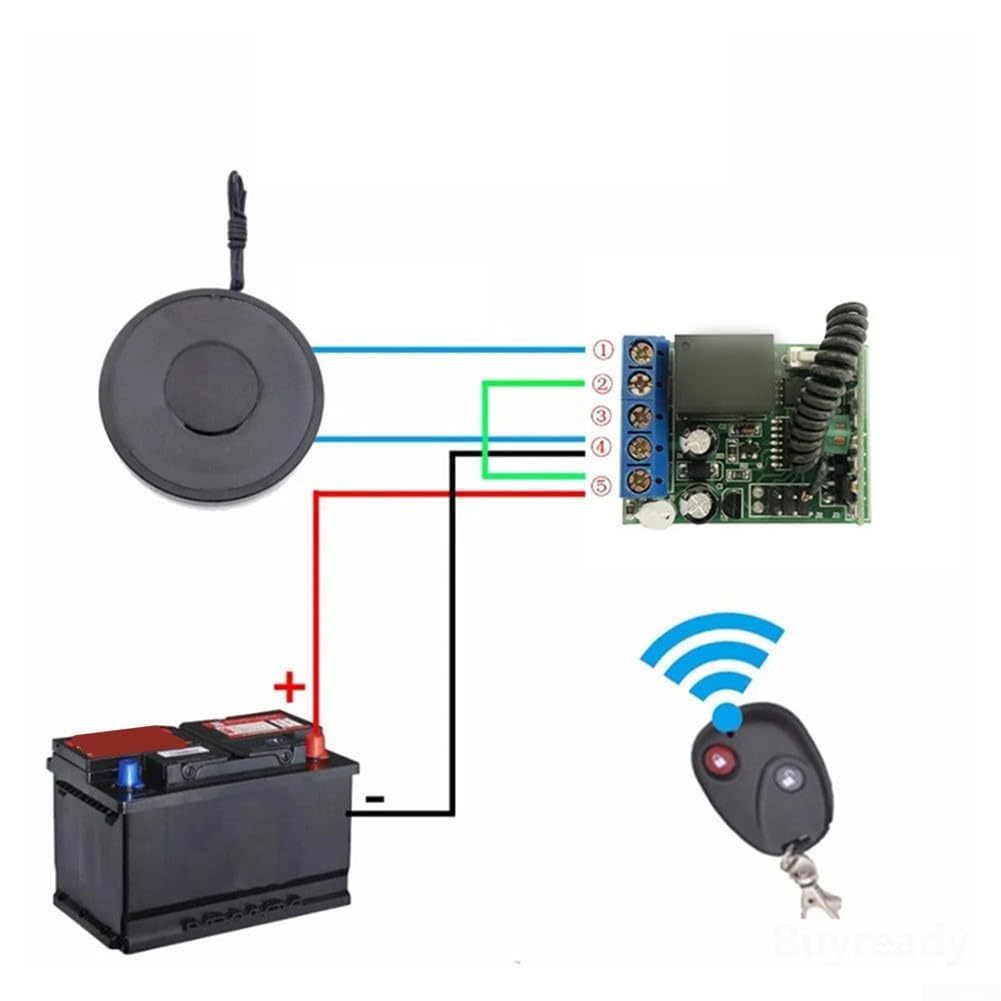 Elettromagnete industriale 12 V per assortimento a braccio robot (nero 12 V