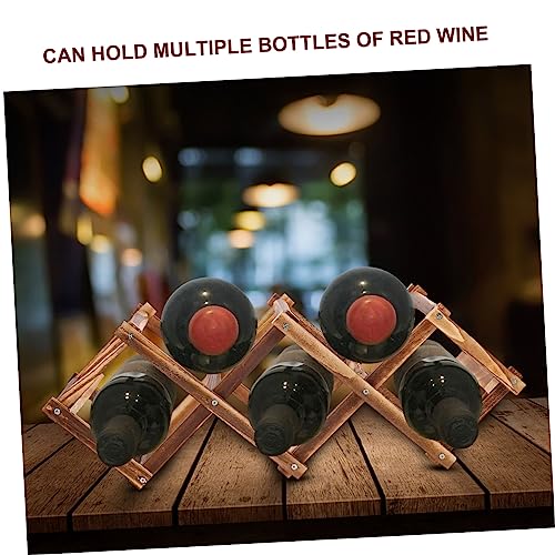 Soporte para botellas de vino madera 2 pcs miniatura 4