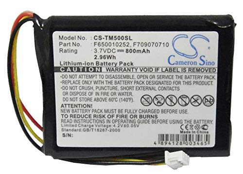 XSPLENDOR XPS Replacement Battery for Tomtom 4K00.100 4N00.004 NVT2B225 One One 3rd Edition Dach One Europe One IQ One IQ Routes One Regional One S4L One V2 One V3 2nd PN Tomtom F650010252 F709070710