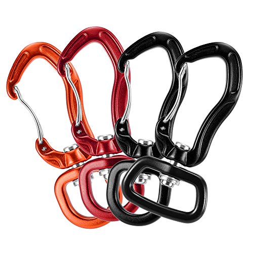 Carabiner Clip, Andoer Mosquetão giratório mosquetão giratório 360 ° mosquetão giratório mosquetão p
