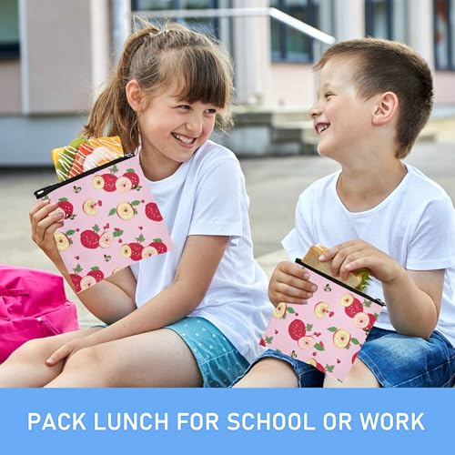 Pack de 3 Bolsas Reutilizables con Cierre para Snacks miniatura 6
