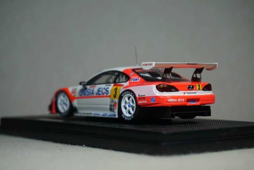 EBBRO エブロUNISIA JECS SILVIA GT300 JGTC Amazon | 1/43 JGTC GT300 EBBRO Nissan Unisia Jecs Silvia #3 2002