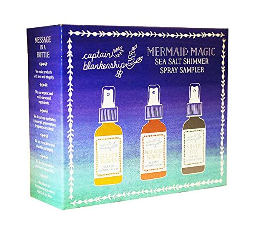 Captain Blankenship - Limited Edition Mermaid Magic Sea Salt Organic Shimmer Spray Sampler