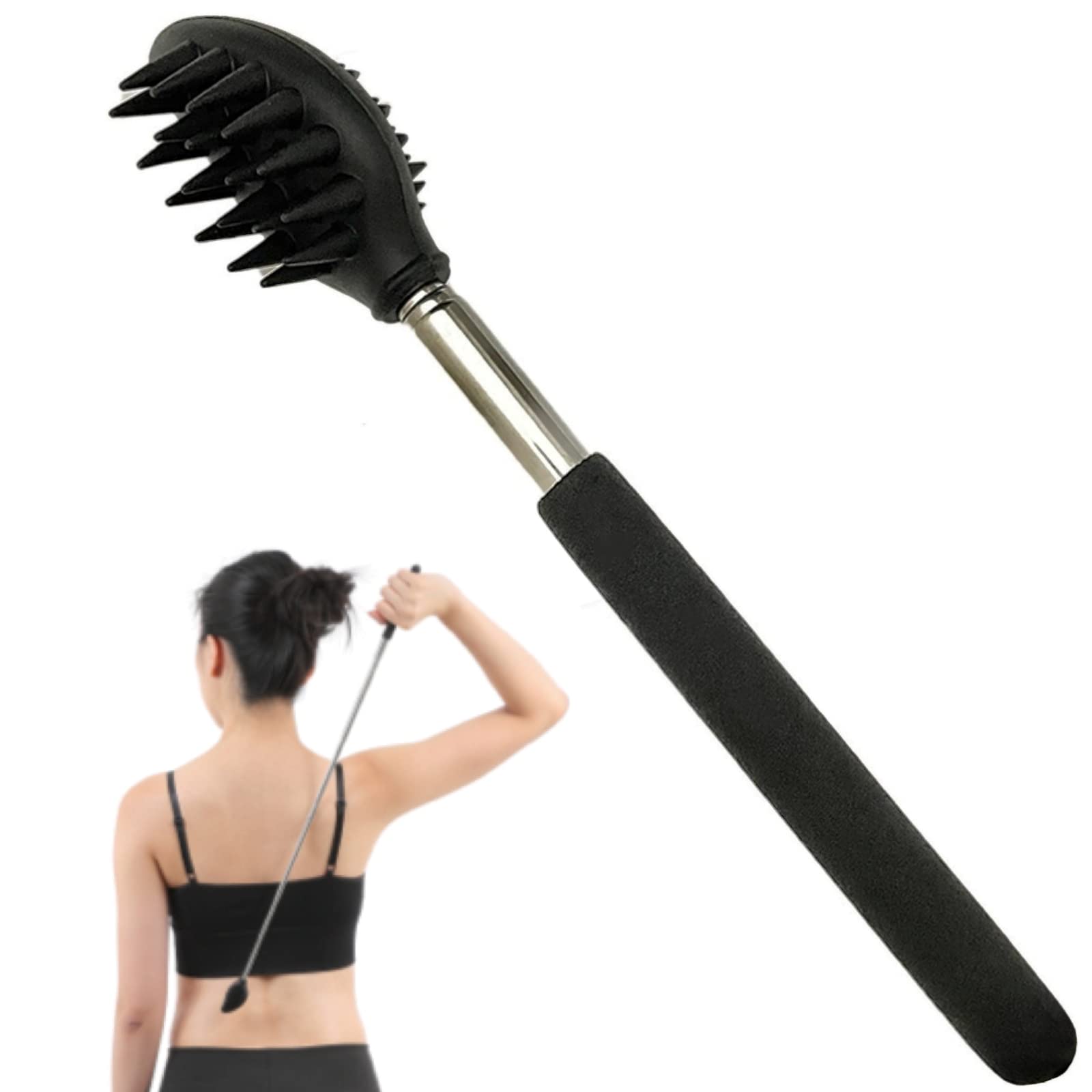 Amazon | 皮膚科医監修 孫の手 シリコン 伸縮 背中 背中かき棒 かゆみ 