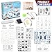 ENJOYFLY 14-in-1 Education Solar Power Robot, Erector Kit STEM Gift Toys for Boys Age 8-12, DIY Educational Science Building Toy, Solar or Battery Powered Robotic Set for Children Birthday with 191Pcs