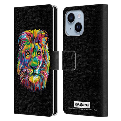 Housse cuir iPhone 14 Plus P.D. Moreno protection intégrale avec fentes cartes