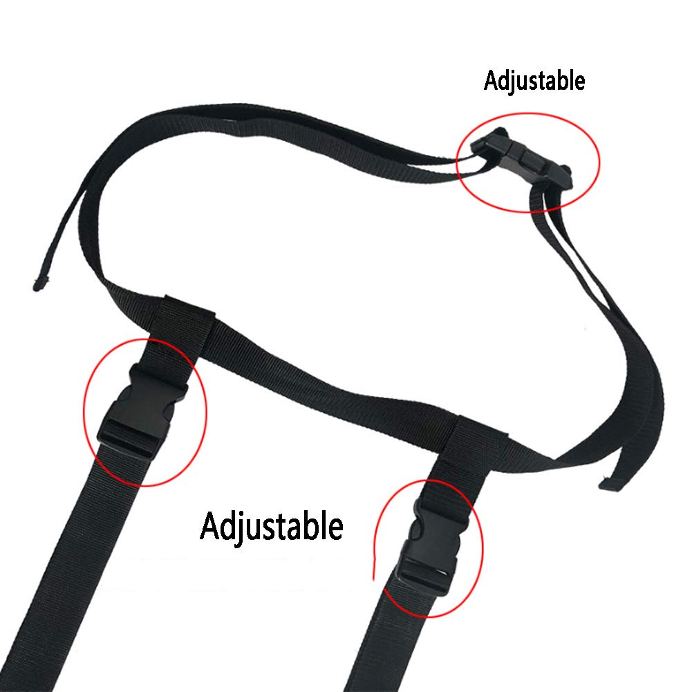 Leg Lifter Sangle - Dispositif de mobilité pour déplacer la Jambe, Jambes Pied Pieds de Levage Cheville Anneaux Sangles, Levage pour l'aide aux Personnes âgées, Personnes handicapées