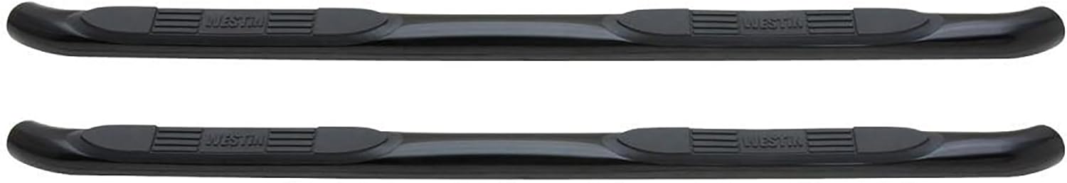 Westin 23-3155 E-Series 3 Round Nerf Bars fits 2004-2012 Colorado Canyon 2006-2008 I-Series Crew Cab Black Pair