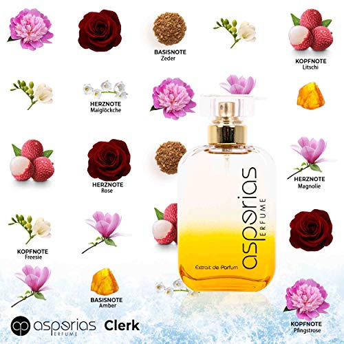 Asperias Perfume Asperias women 170 clerk extrait de parfum langanhaltender duft parfüm damen blumig & frisch - 50 ml Asperias Perfume Asperias women 170 clerk extrait de parfum langanhaltender duft parfüm damen blumig & frisch - 50 ml