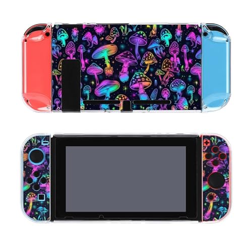AoHanan Mushroom Switch - Funda protectora de pantalla, accesorios completos, funda protectora para consola Switch y Joy-Cons