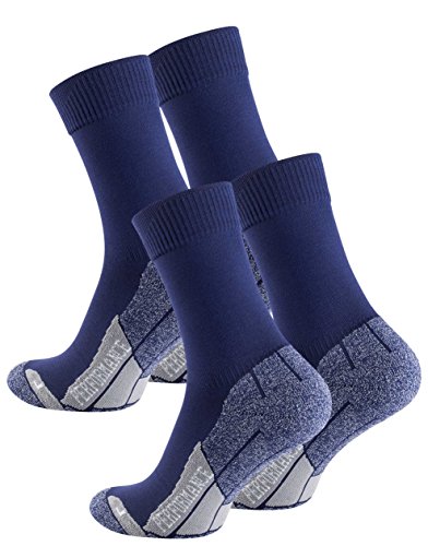 Preisvergleich Produktbild STARK SOUL 2 Paar Multifunktionssocken PERORMANCE mit Spezialpolsterung, Trekking - Wandersocken UNISEX - marine, Gr. 43 / 46