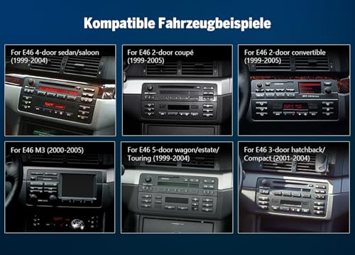 Autoradio Android 13 résolvant les problèmes de navigation et connectivité sur BMW E46