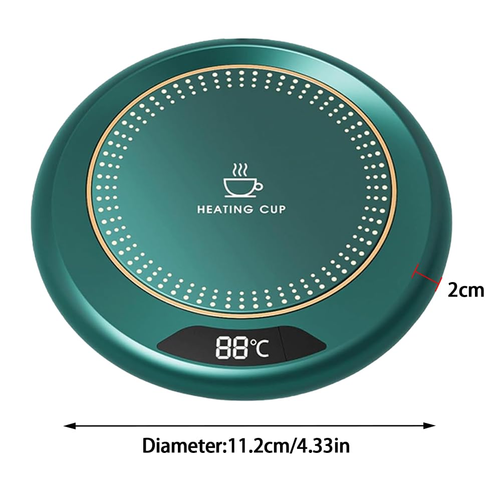 Scalda Tazza, Scalda Bevande Elettrico con 3 Livelli di Temperatura, Scaldatazze Caffè con Spegnimento Automatico, Scaldatazza per Caffè Latte Tè Bevande, per Uso Domestico e Ufficio
