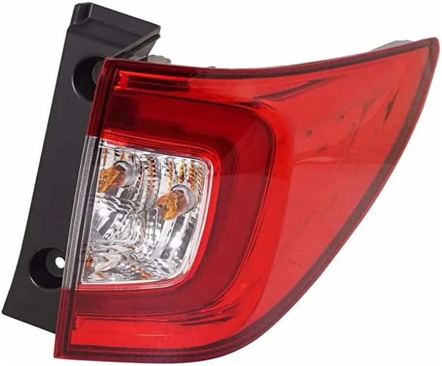 For Honda Passport 2022 2023 Tail Light Passenger Side | LED | Red Lens | Chrome Housing | Sport/Trailsport/Black Edition Model | Replacement For HO2805126 | 33500-TG7-A21