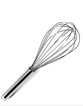 Steel Hand Blender Mixer Whisker- (Silver , 9 Inches)