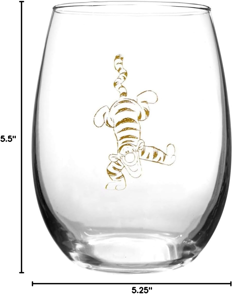 Winnie The Pooh Collectible Wine Glass Set (Tigger),16 fluid ounce - Image 5