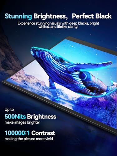 Image of Newsoul OLED Portable Monitor 16 Inch, 3K 2880x1800 | 120Hz | 1ms Portable Gaming Monitor, 500 Nits | 100000:1 Contrast | 100% DCI-P3 | 8-bit+FRC| Ultra-Thin Design for Laptop, Mini PC, Phone,