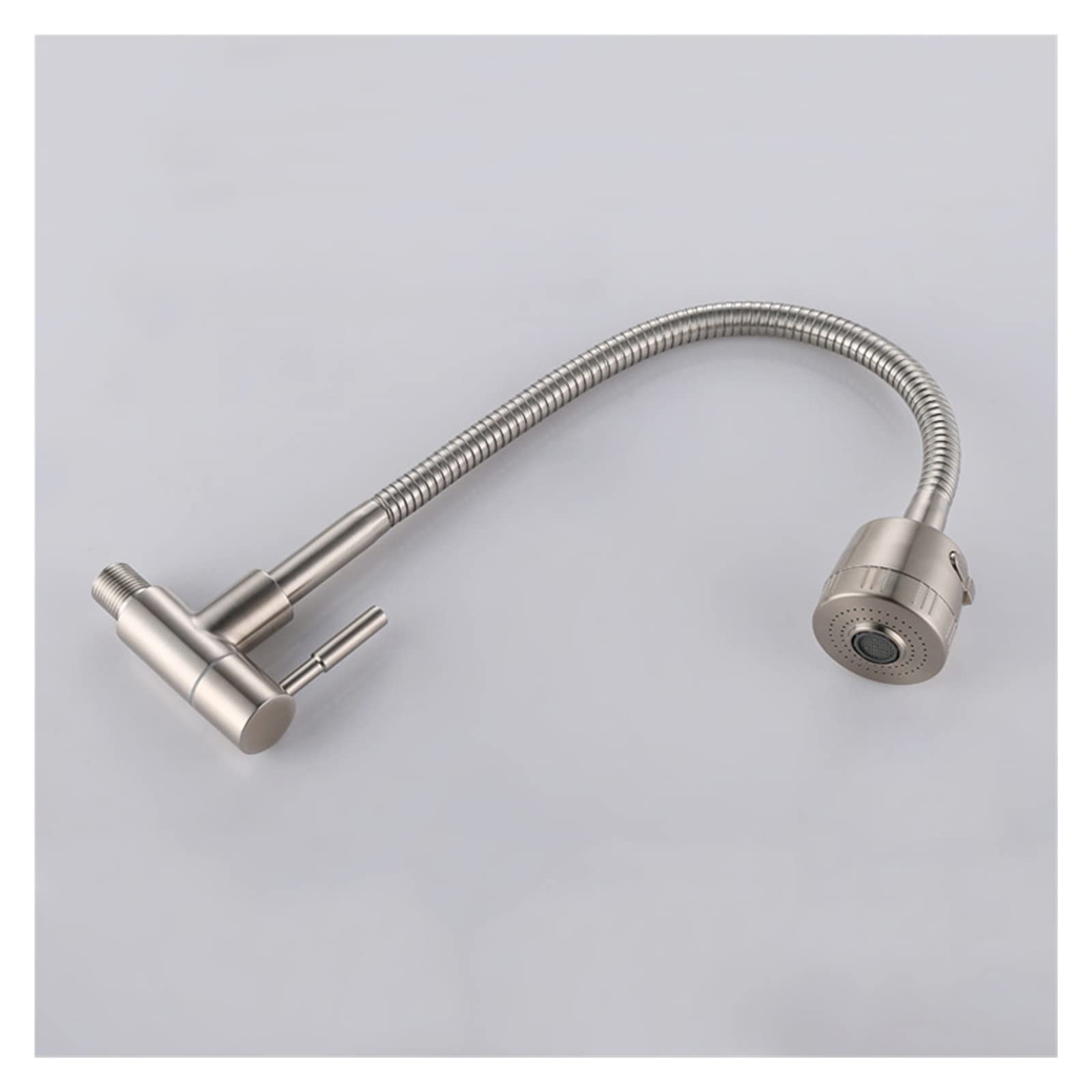 Keuken Enkele Koud Water Kraan 360 Graden Rotatie 304 Rvs Spoelbak Kranen Muur/Badgemonteerde Wastafelkranen Keuken Enkele Koud Water Kraan 360 Graden Rotatie 304 Rvs Spoelbak Kranen Muur/Badgemonteerde Wastafelkranen