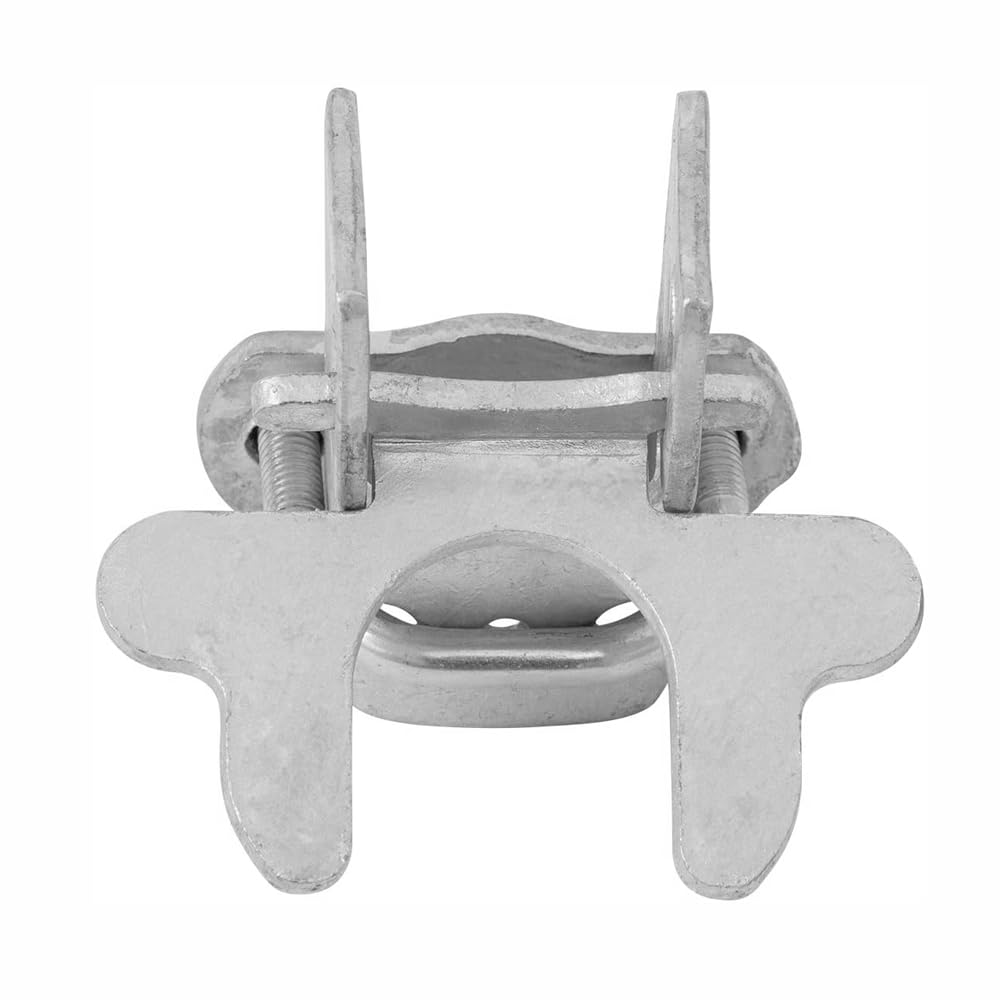 1-3/8" Kennel Gate Latch, Chain Link Fence Gate Butterfly Latch for Outdoor Dog Runs Backyard Kennels Indoor Crates (Sliver)