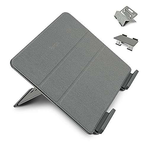 Parblo タブレットスタンド マルチ角度調整可能 ポータブルスタンド iPad 10-13インチ用 インタラクティブモニター デジタルグラフィックス 描画モニター アートタブレット シルバー