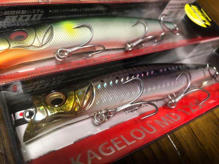 メガバス カゲロウ MD 125F 124F fimo 赤金 チャート 黄鰯 鮎