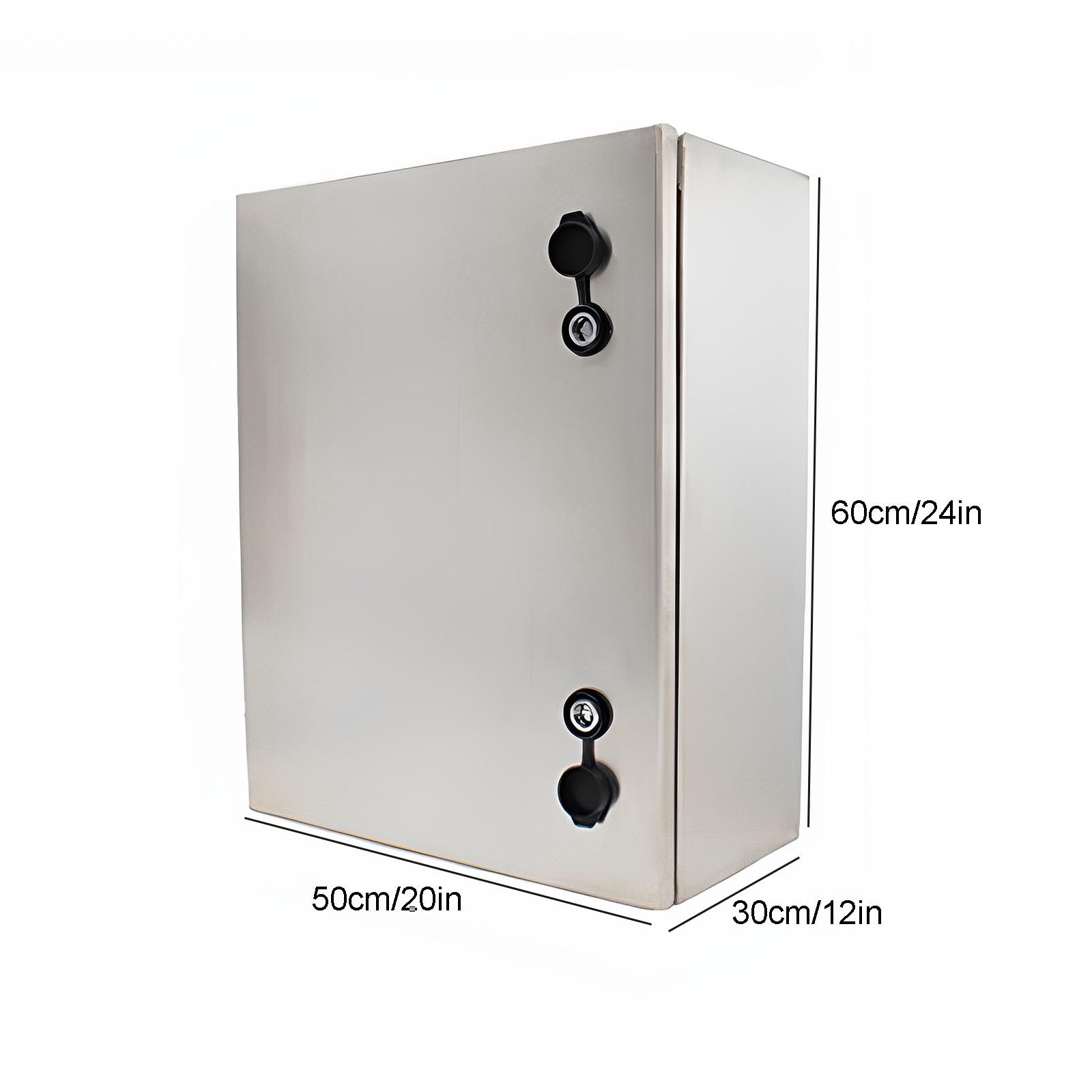 Verteilerkasten Aufputz, Schaltschrank IP65, Verteilerschrank, Verteilerdose Aufputz aus Edelstahl 304(50x60x30cm/20x24x12in)