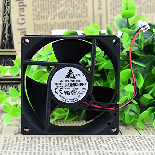 Delta EFB0824EHF 24V 0.35A Cooling Fan - Used CPU Fan With Heatsink For Electronics 6 thumbnail image