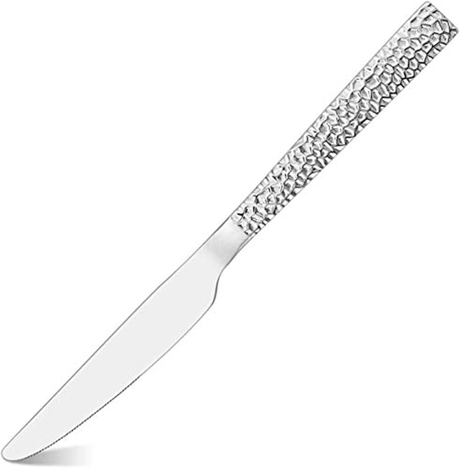 HaWare Set di posate in acciaio inox, 60 pezzi, con coltello, forchetta, cucchiaio, posate per 12 persone, impugnatura a martello, posate da tavola per casa, feste, hotel, ristorante, lucidate e