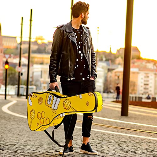 Housse de sac de guitare épaisse avec rembourrage en éponge imperméable pour guitare acoustique électrique basse… - Les Beatles, Paul McCartney, John Lennon, RIngo Starr, George Harrison Housse de sac de guitare épaisse avec rembourrage en éponge imperméable pour guitare acoustique électrique basse… – Image 7
