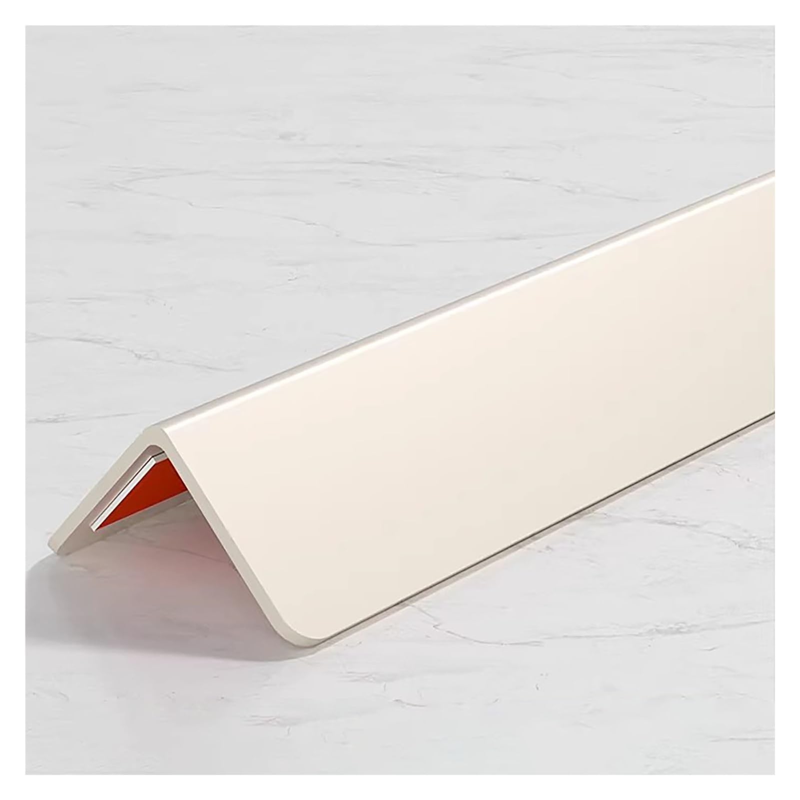 Protectores de esquina autoadhesivos en forma de L, tira protectora de borde de pared para pared, muebles, escaleras, puertas y azulejos, F-4 x 100 cm / 1.6x39.4in