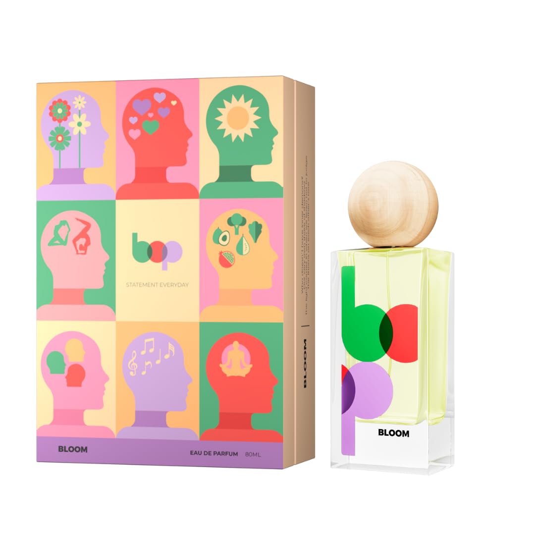 Bloom Floral Eau De Parfum 80ml | Long Lasting Perfume for Man and Woman | Blooming Notes of Grapefruit, Musk, Rose & Cedarwood | Premium Unisex Perfume | Ideal Gift Set