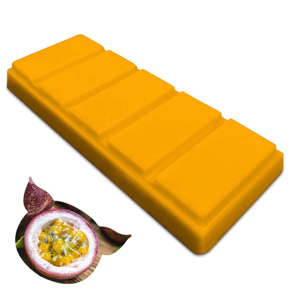 Stinky Pig Medium Wax Melt Bar - Snap Tart Handcrafted Soy Wax Vegan Long Lasting Highly Scented Handmade Wax Melts (Passion Fruit)