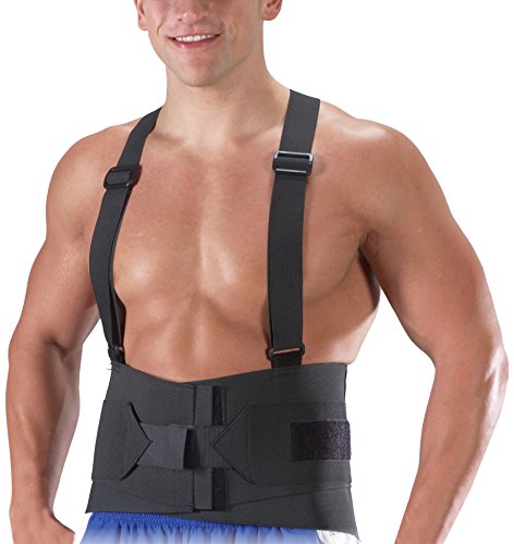Bilt-Rite Mastex Health 9 Inch Occu-Rite Industrial Support, Black, Large