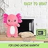 Axolotl Microwavable Unscented Heating Pad for Women and Kids- Cute Soft Cozy Pillow Plush Heatable Warm Stuffed Animals - Kawaii Hot and Cold Plushie Food Toy - Axolotl Gifts for Girls and Boys #4