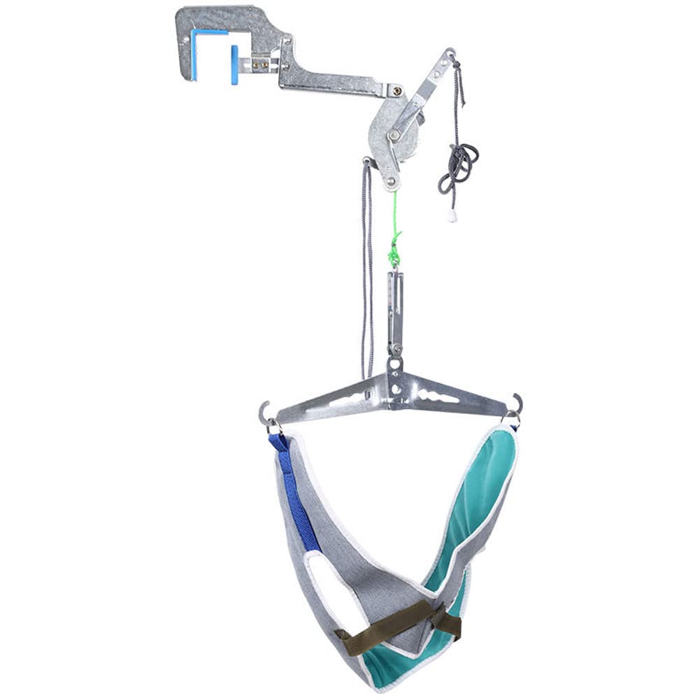Cervical Traction Kit, Over The Door Neck Traction Device, Neck Spinal Decompression Devices Orthopedic Overhead Traction Machine Neck Brace Pain Relief