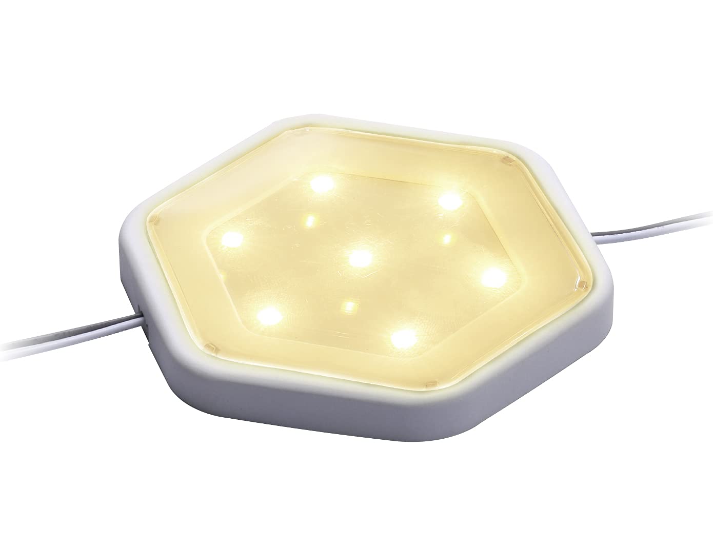 BLACK+DECKER LEDUC-PUCK-1W LED Puck Light Kit, Add-On, Warm White