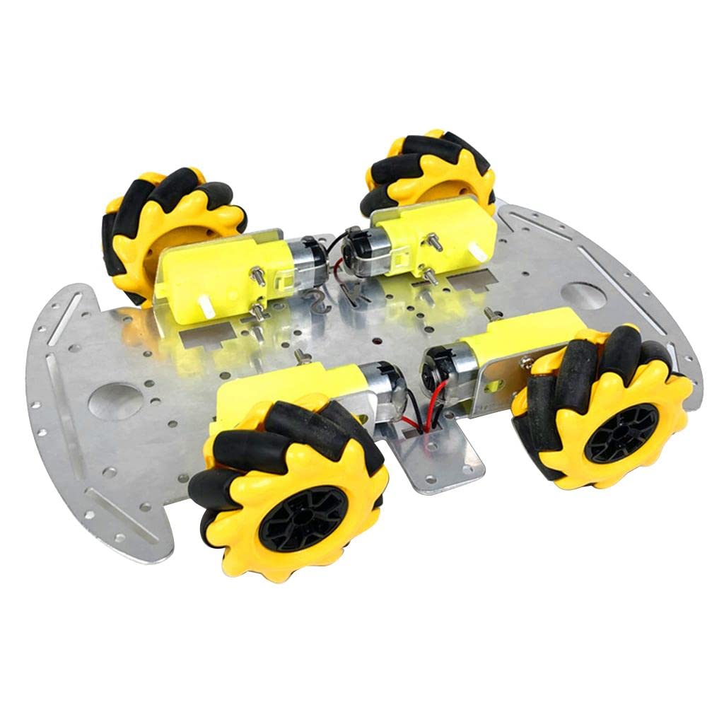 Robot Inteligente con Chasis Y Kit (Motor TT, Acoplamiento, Ruedas Mecanum)